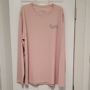 Reel Life Men's Pink Long Sleeve Shirt